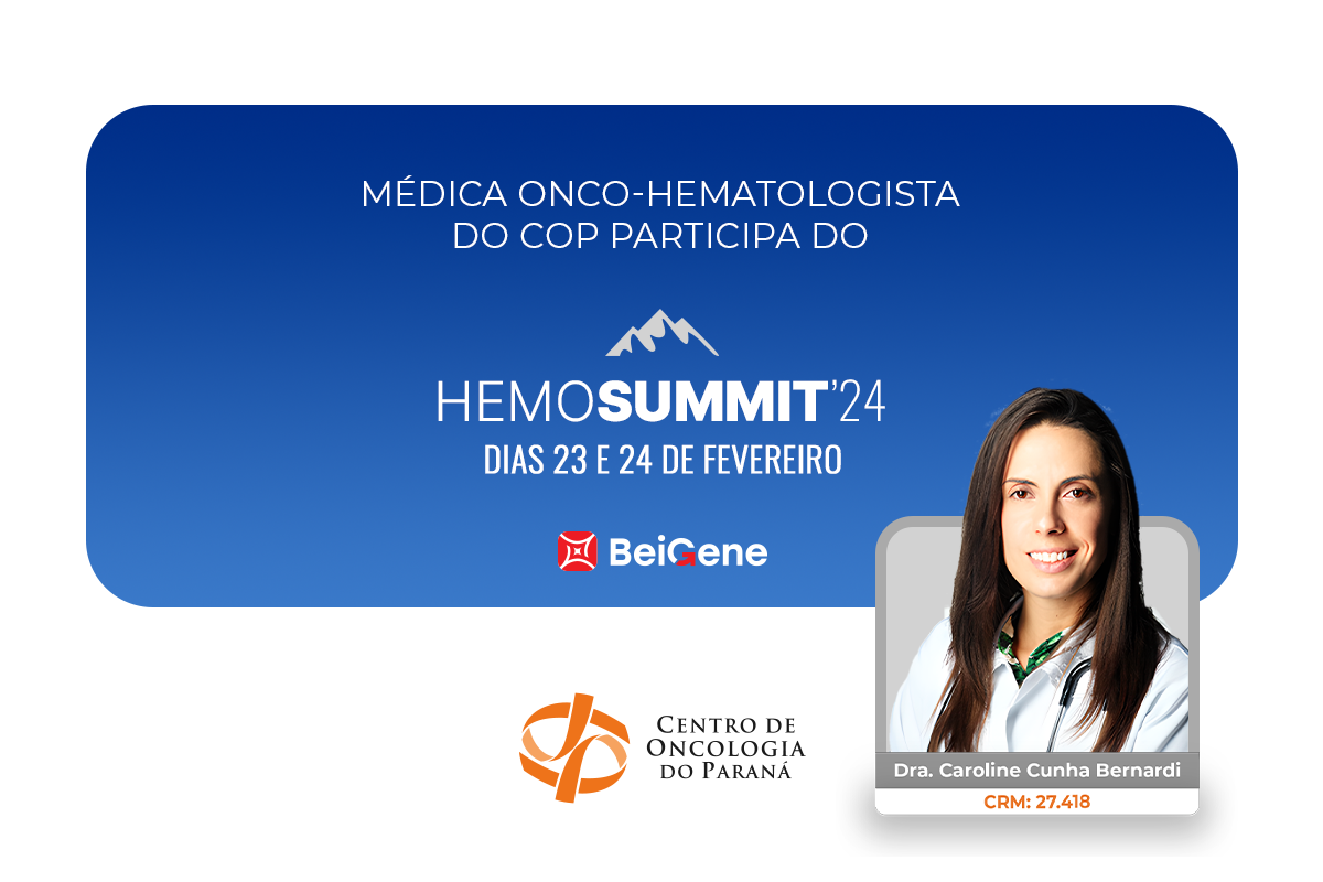 Médica do COP participa do HemoSummit’24 em São Paulo