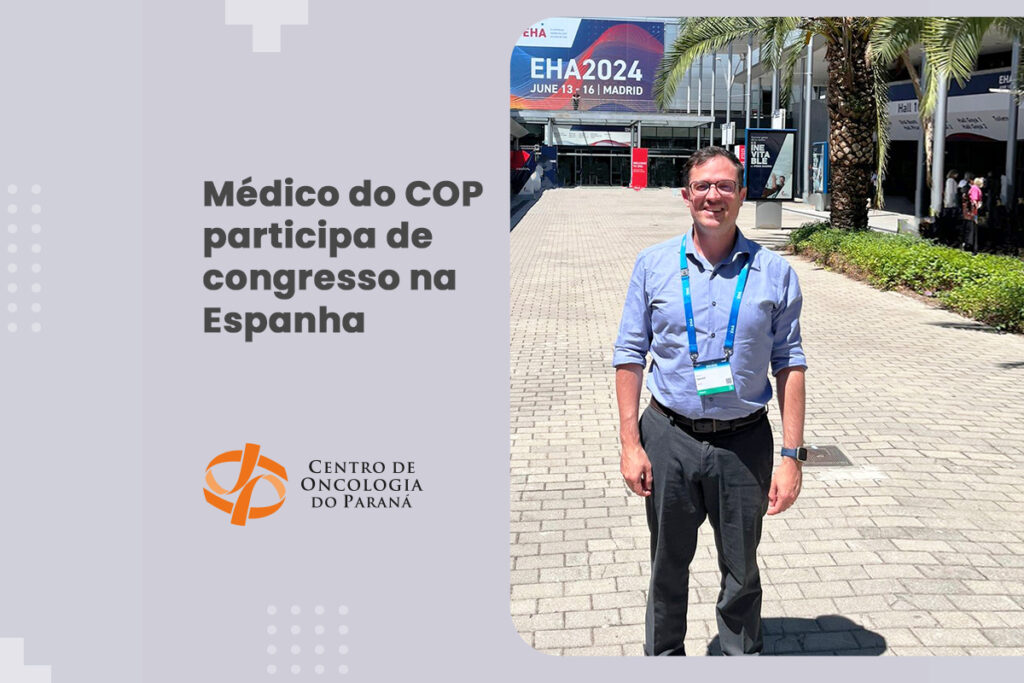 Médico do COP participa de congresso na Espanha