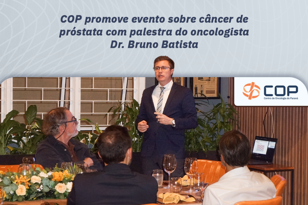 Dr. Bruno Batista foi o palestrante da edição de março do mini meeting do COP