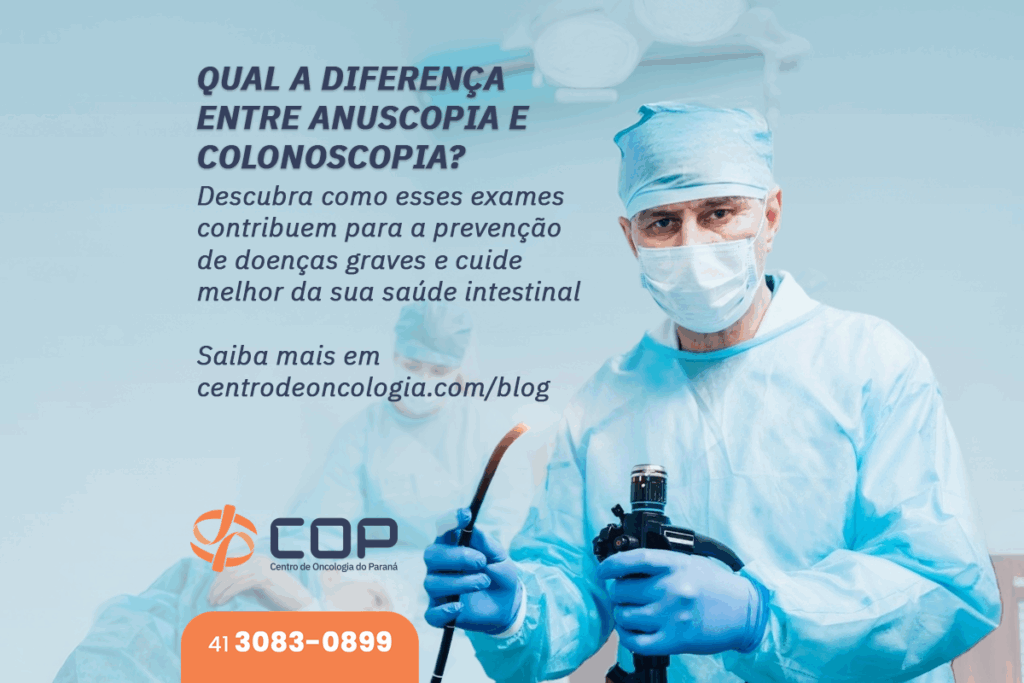 Qual a diferença entre anuscopia e colonoscopia